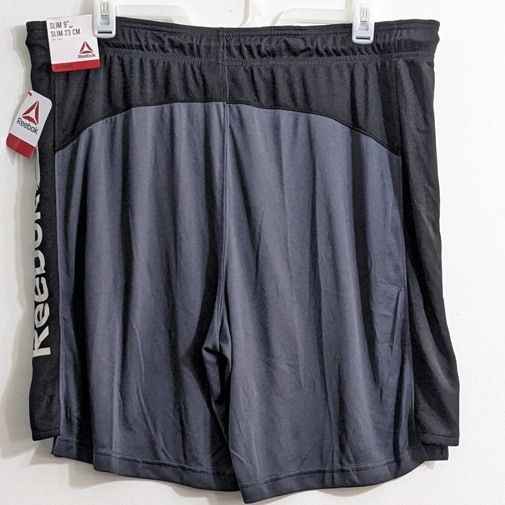 Reebok Men's Gray Active Knit Training Shorts, Size 2XL, New With Tag